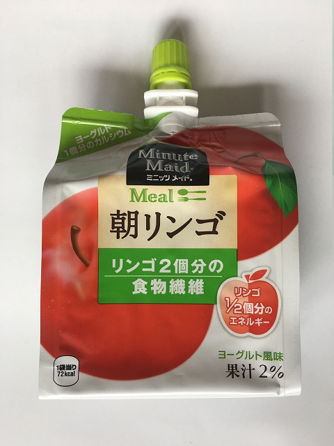 MINUTE MAID MORNING GELLY APPLE #ミニッツメイドゼリー朝リンゴ